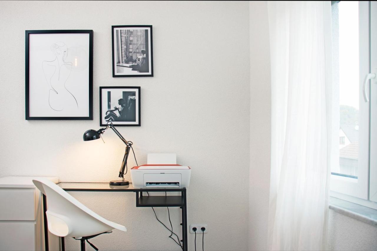 Blackncozy - Design Appartement Mit Boxspringbett Und Balkon Lorrach Ngoại thất bức ảnh